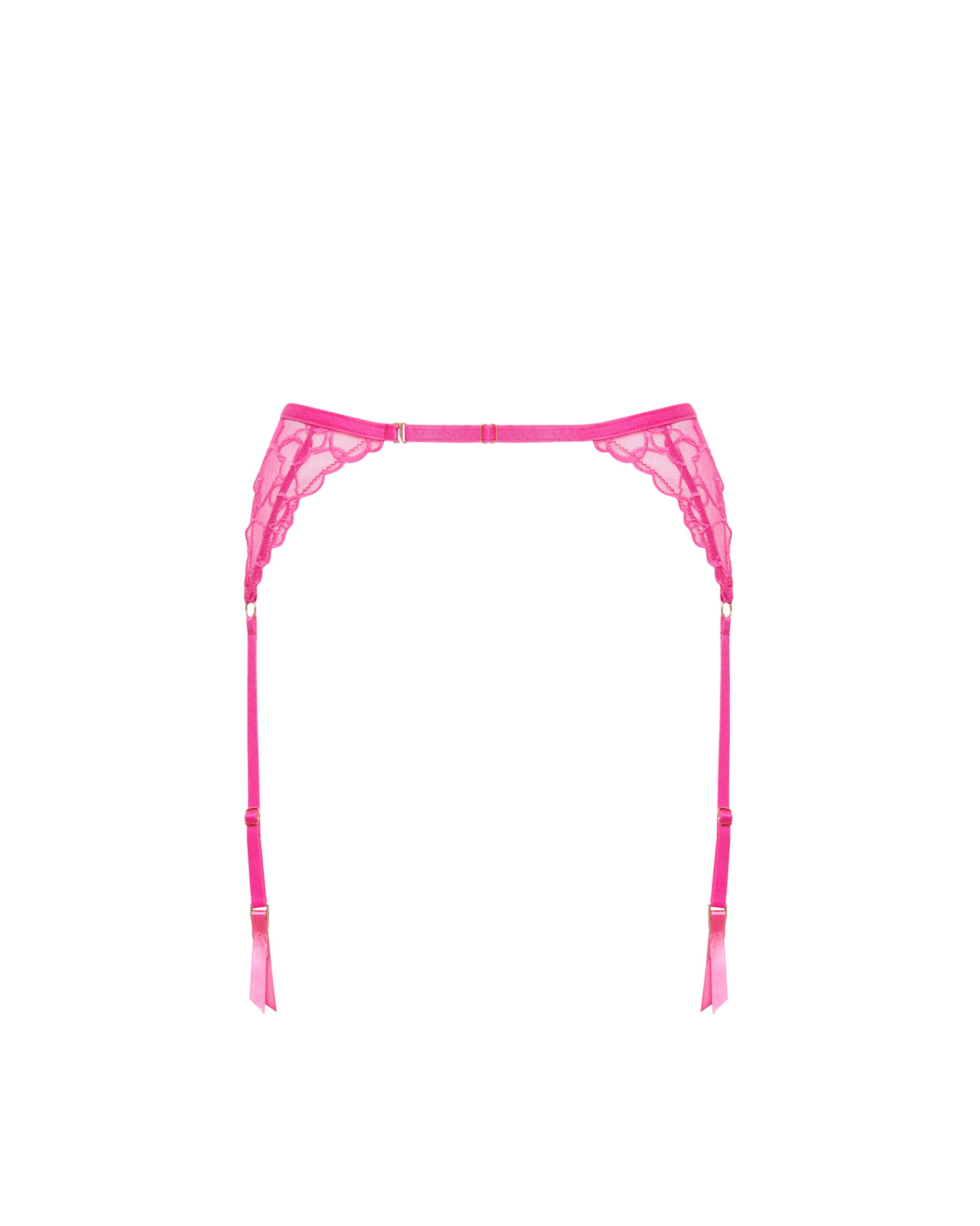 Valentina Garter Belt Fuchsia Pink
