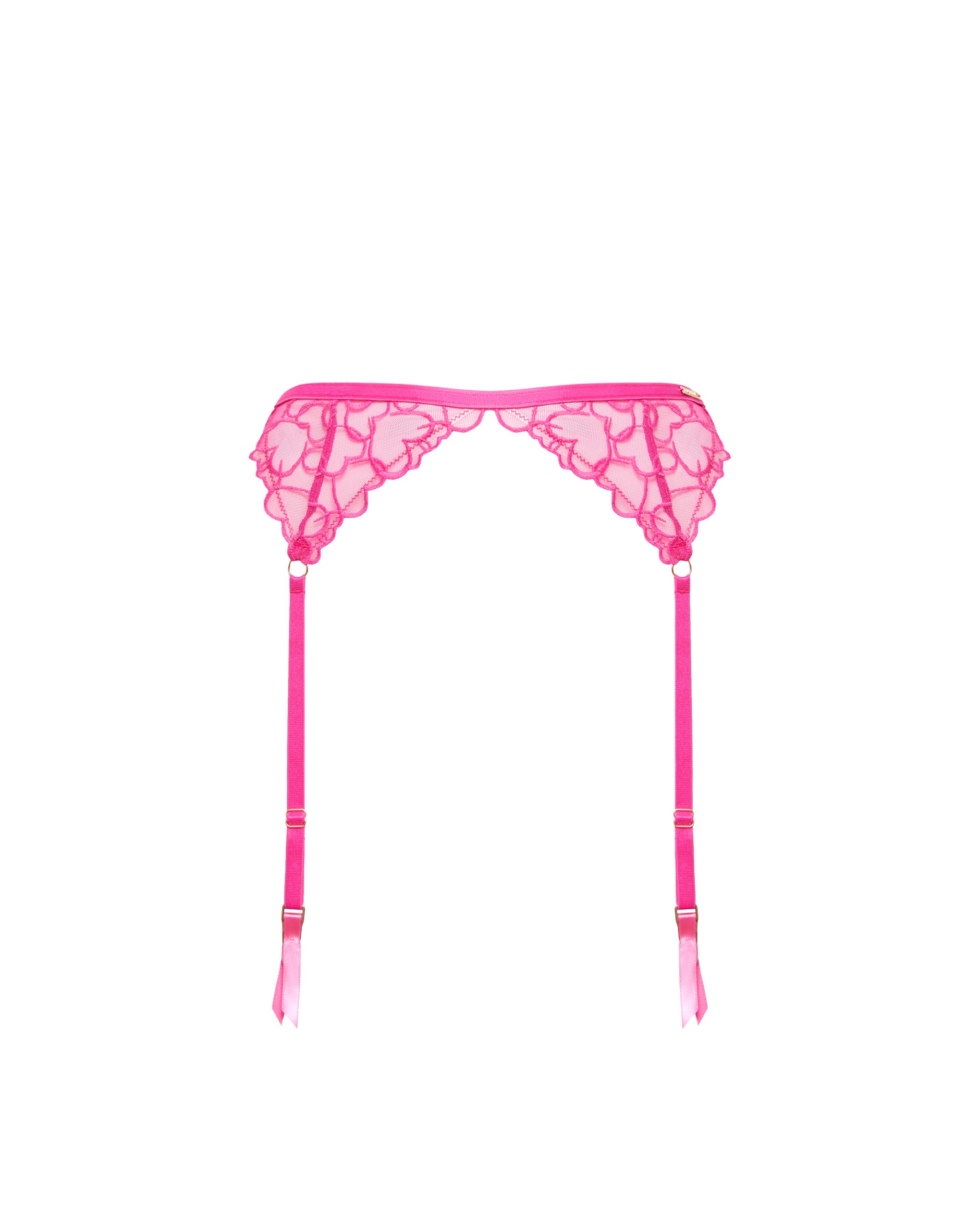 Valentina Garter Belt Fuchsia Pink
